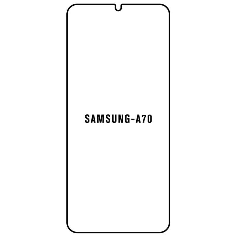Sunshine Samsung A70 Predná Hydrogél ochranná fólia Strih: Kompatibilná s krytom, Typ fólie: Proti modrému svetlu