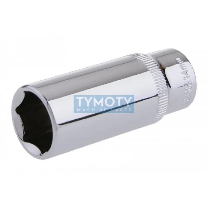 Hlavica nástrčná 1/4" 6hran 14 x 50 mm predĺžená CrV, FESTA 17870