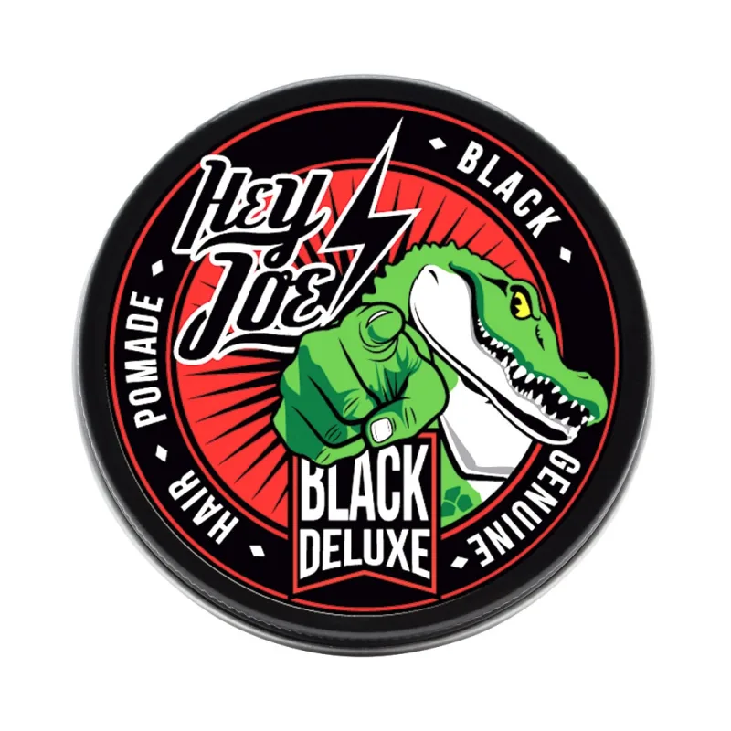 HEY JOE! Čierna pomáda na vlasy HEY JOE Pomade Black Deluxe 100 ml