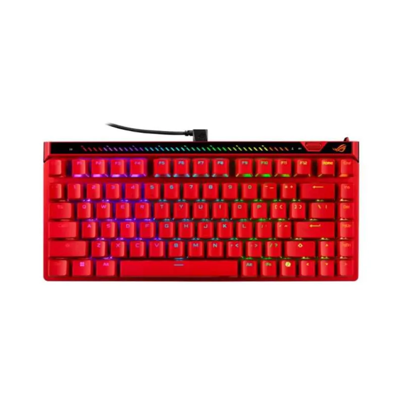 ASUS klávesnice ROG Falchion ACE 75 HE Lava Red, Mechanická, USB-C, US, červená (90MP047H-BKUA60)