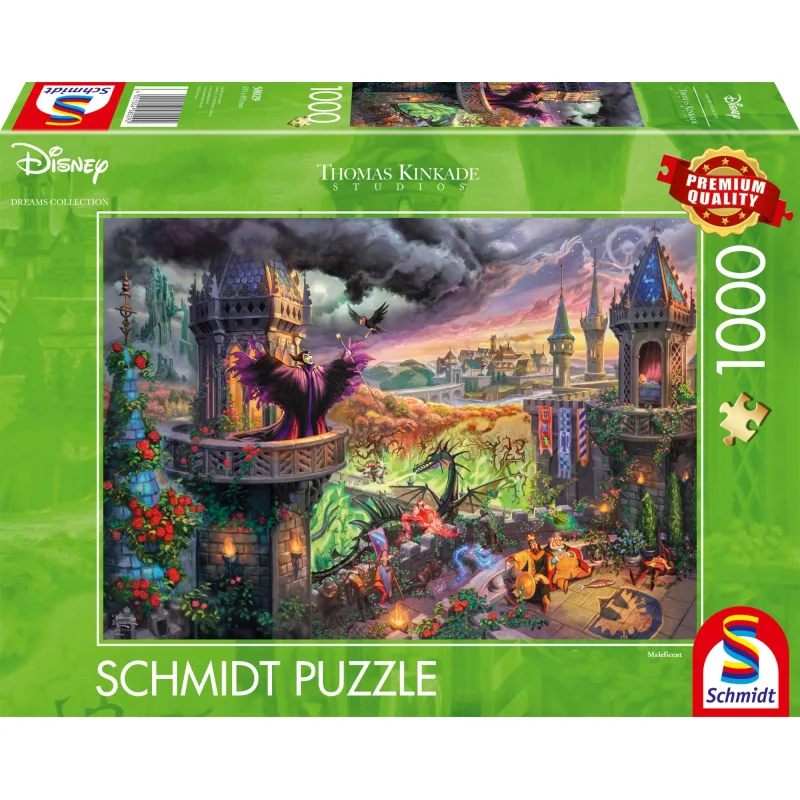 Schmidt Puzzle Zloba, kráľovná čiernej mágie 1000 dielikov
