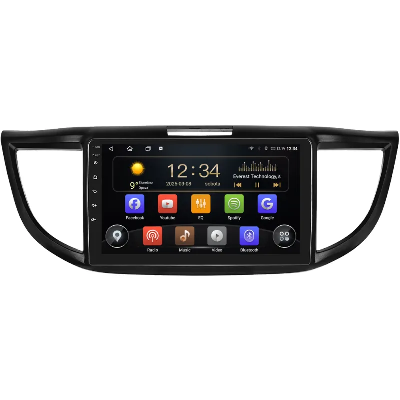 Isudar 2DIN autorádio T75-IEV136 Android, Honda CR-V – IV. generace T75-UN08M/A7079