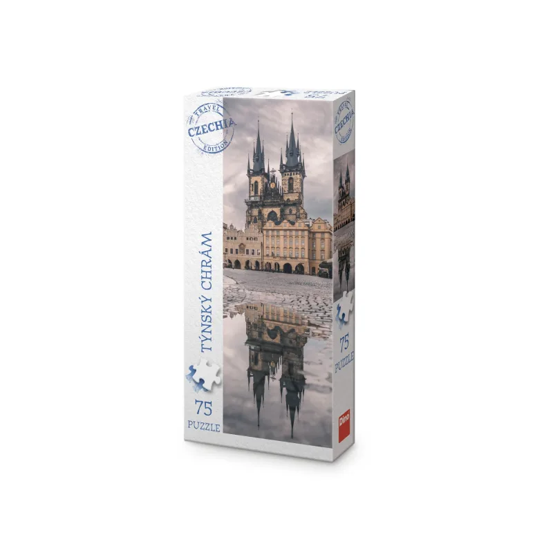 Dino TÝNSKY CHRÁM 75 panoramatické Puzzle TRAVEL