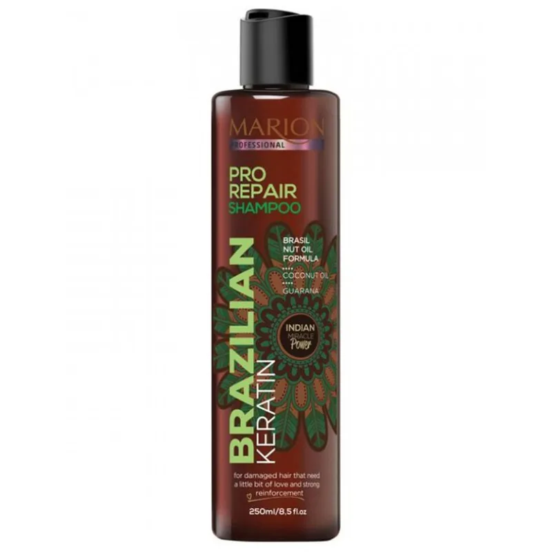 MARION Professional Brazilian Keratin Pro Repair Shampoo 250ml - šampón pre poškodené vlasy