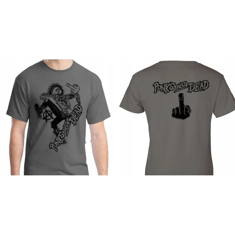 Punks Not Dead - Motive 8 (Anthracite) (tričko)