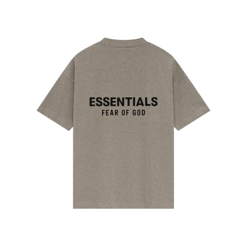 Fear of God Essentials Classic Short Sleeve T-Shirt (FW25) Homestead Heather - XL