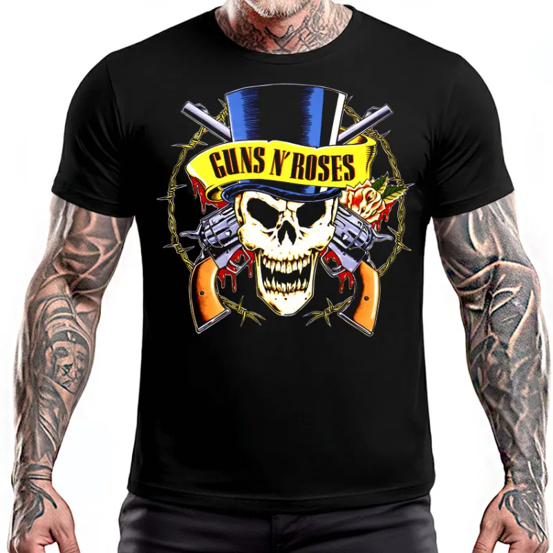 Guns N Roses - Skull and Guns (tričko)