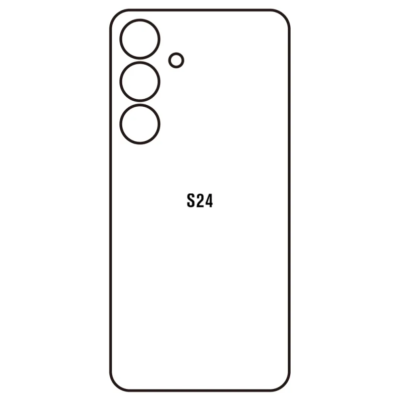 Sunshine Samsung S24 Zadná Hydrogél ochranná fólia Strih: Zadná časť 1, Typ fólie: Matná