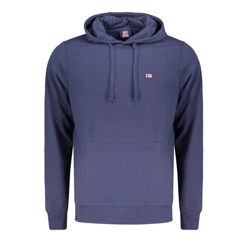 Pánska Mikina bez zipsu NORWAY 1963 - Modrá Farba: Modrá, Veľkosť: 2XL