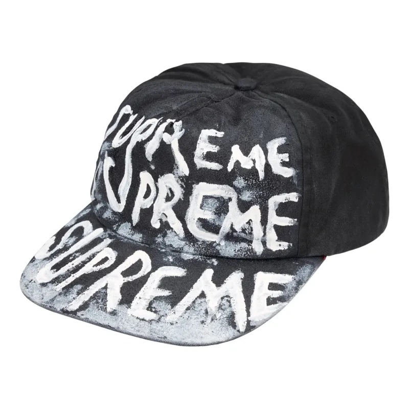 Supreme Painted 5-Panel Hat Cap Black - OS