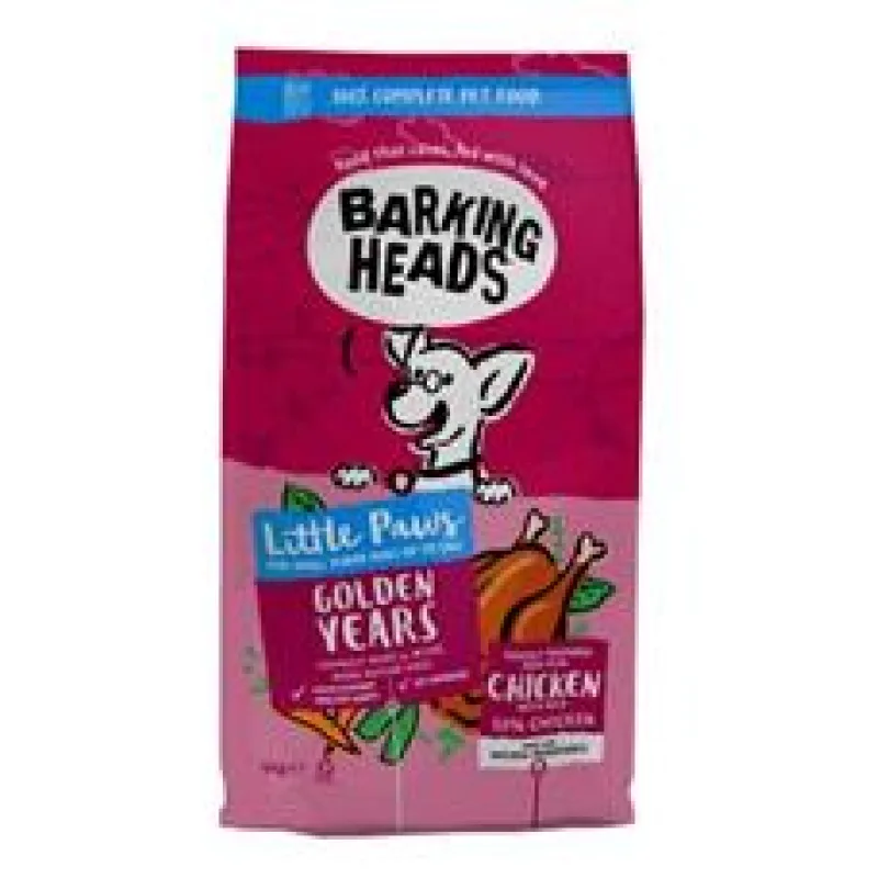 BARKING HEADS Little Paws Golden Years Chicken 1,5kg