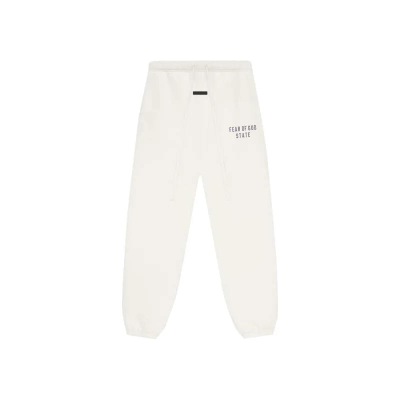 Fear of God Essentials Fleece Sweatpant Shell White Cream - M