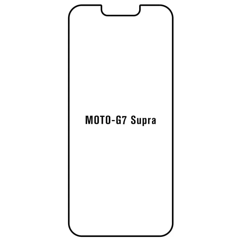 Sunshine Motorola G7 Supra Predná Hydrogél ochranná fólia Strih: Kompatibilná s krytom, Typ fólie: Anti-Spy (Privacy)
