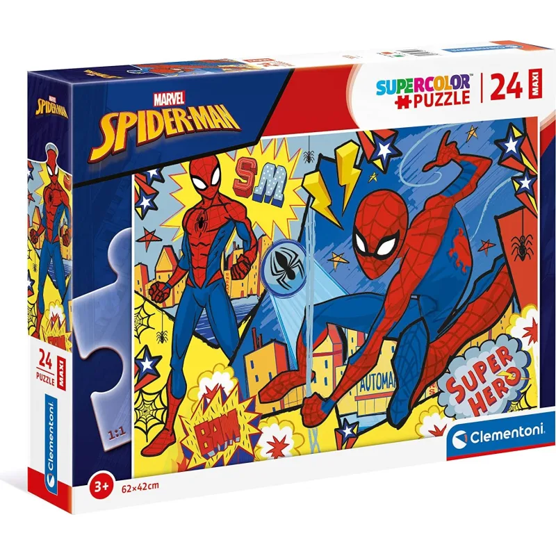 Puzzle Clementoni 24 dielikov Spiderman: Super Hero MAXI