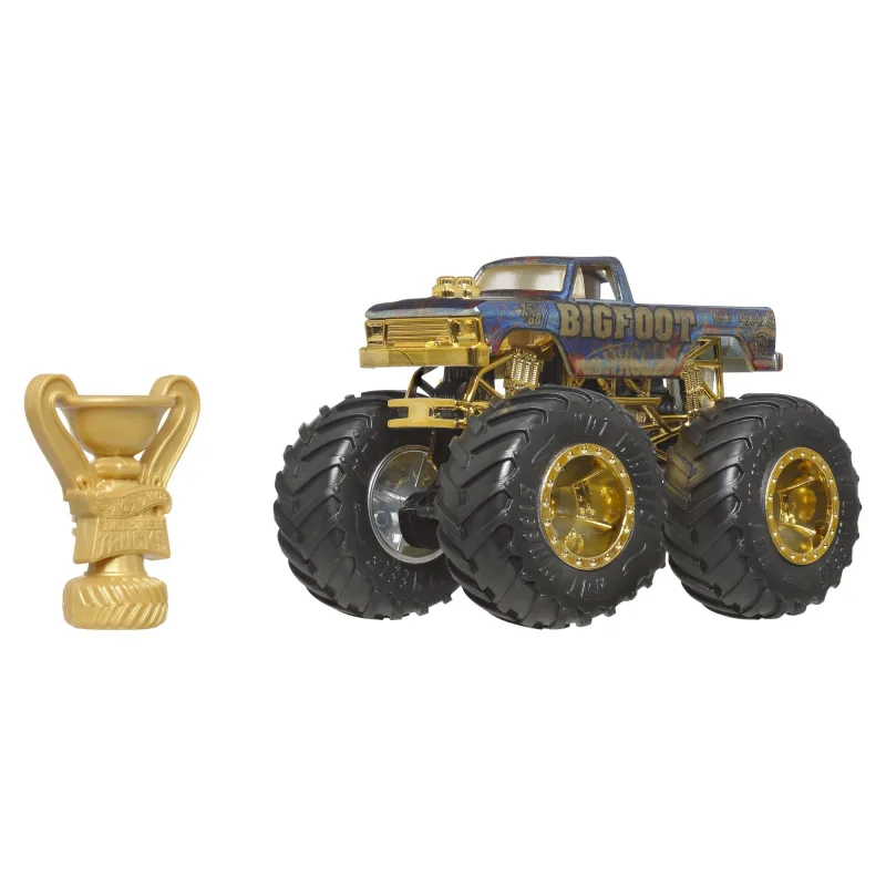 Hot Wheels Mattel Hot Wheels JDV96 MONSTER TRUCKS TROPHY CHAMPIONS ASST