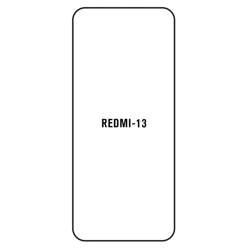 Sunshine Xiaomi Redmi 13 5G Predná Hydrogél ochranná fólia Strih: Kompatibilná s krytom, Typ fólie: Anti-Spy (Privacy)
