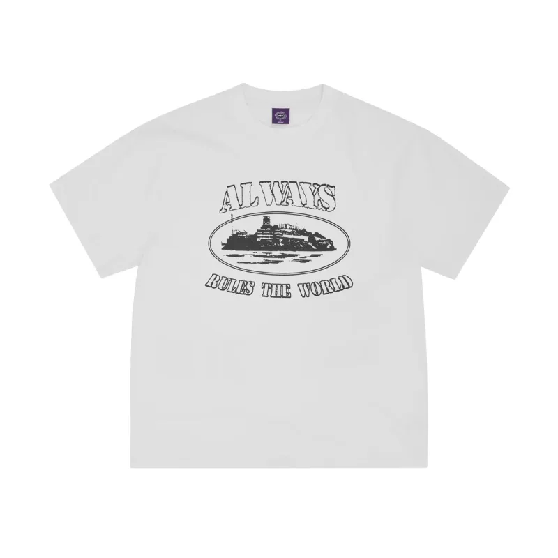 Corteiz Alcatraz Alweiz Tee White - M