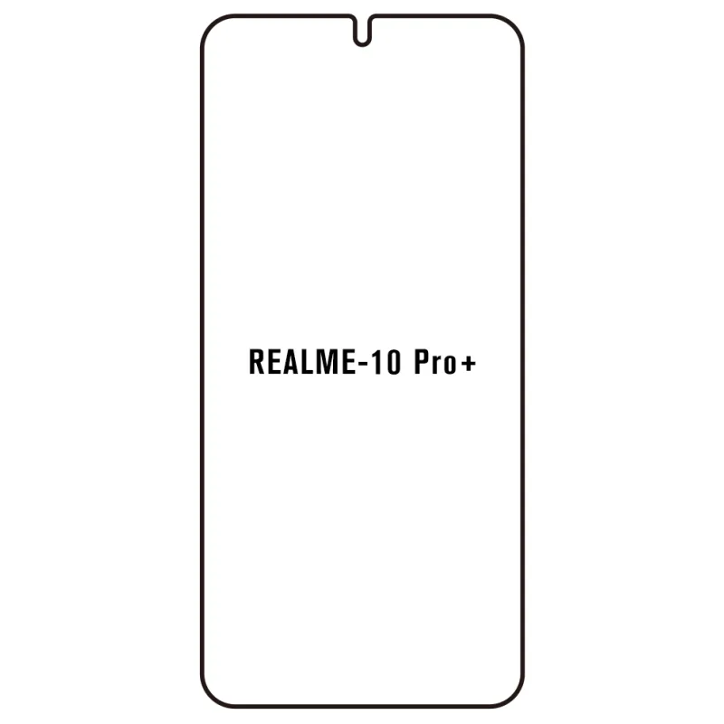 Sunshine Realme 10 Pro+ Predná Hydrogél ochranná fólia Strih: Kompatibilná s krytom, Typ fólie: Číra
