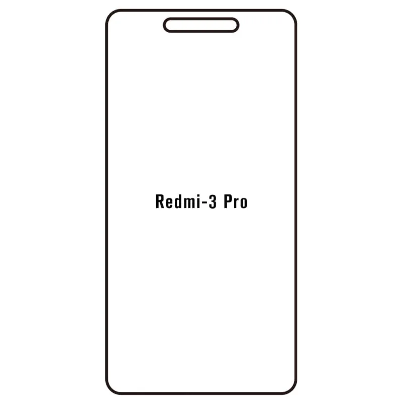 Sunshine Xiaomi Redmi 3 Pro Predná Hydrogél ochranná fólia Strih: Kompatibilná s krytom, Typ fólie: Matná