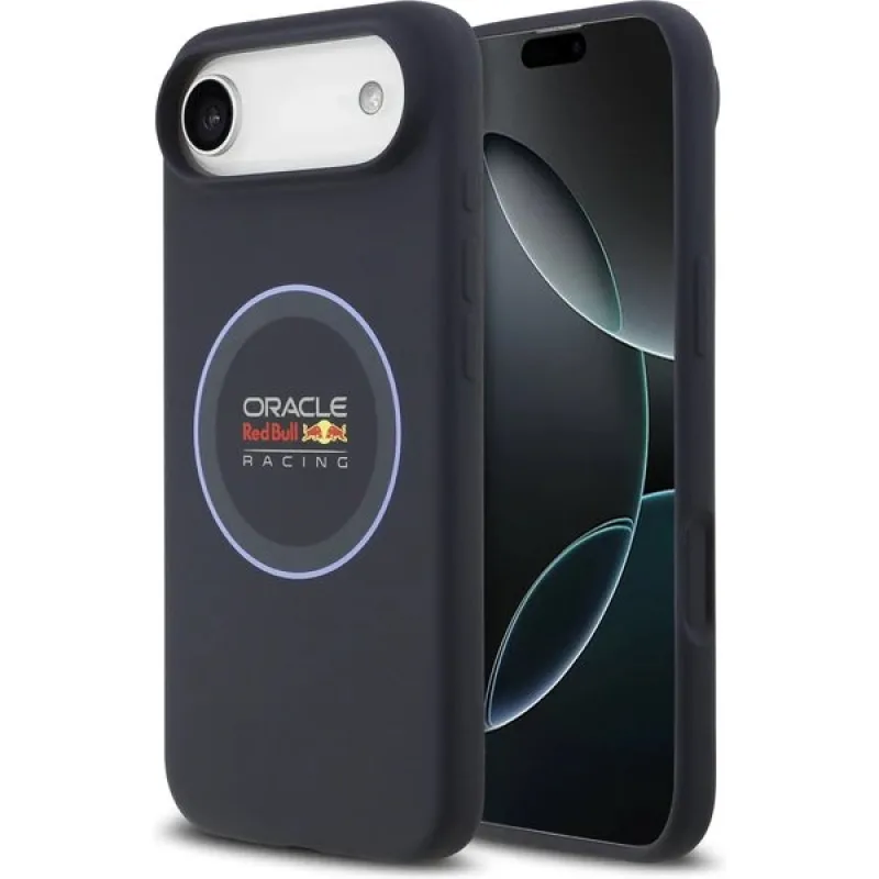 Red Bull Silicone Blue Ring MagSafe Zadný Kryt pre iPhone Air modrý