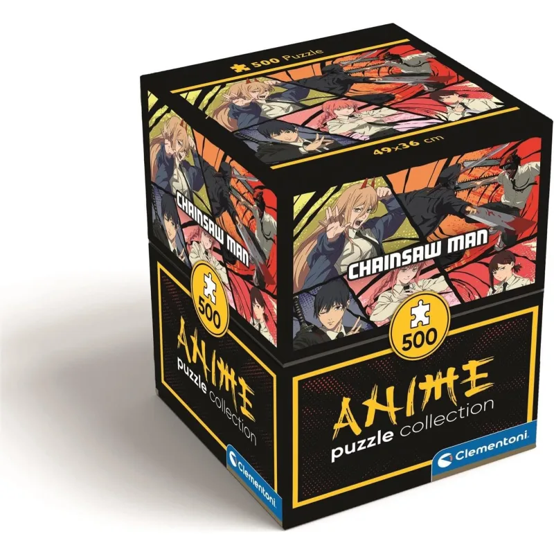 Puzzle Clementoni 500 dielikov CUBE Anime Collection: Chainsaw Man