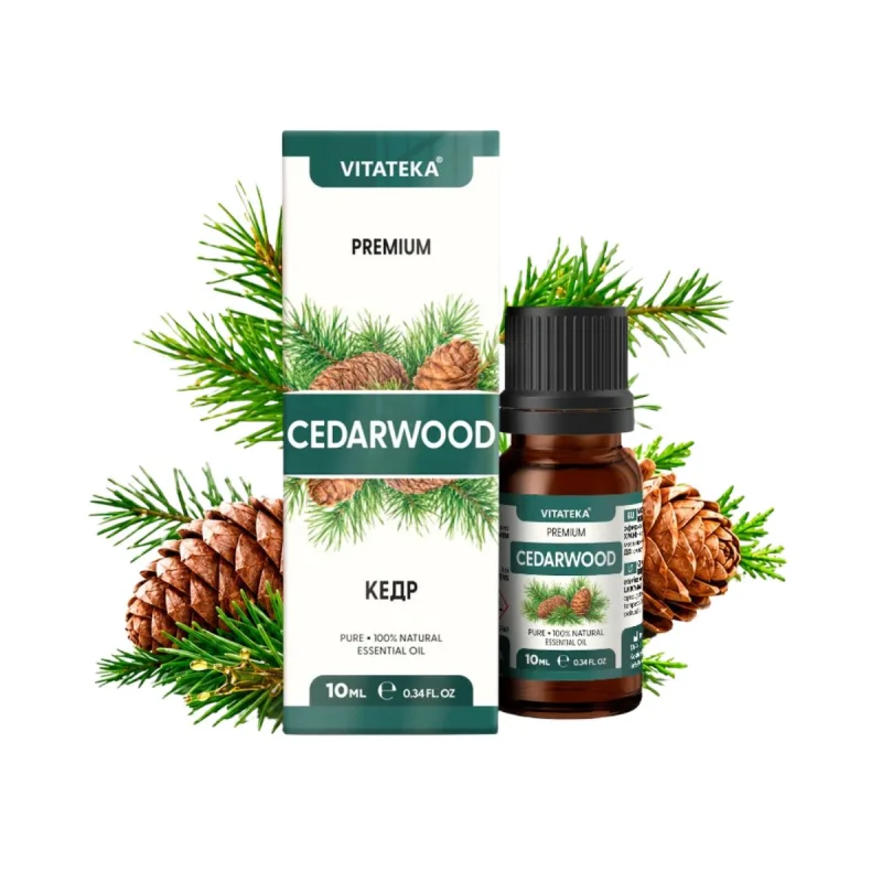 Vitateka Cédrový esenciálny olej 100 % - 10 ml -