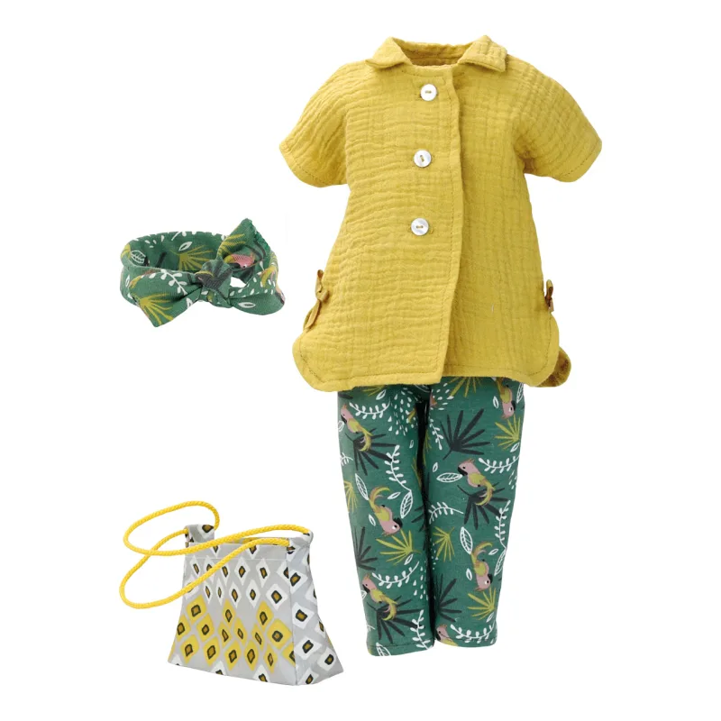 Petitcollin Petitcollin Obleček Charlotte (pre bábiku 48 cm)