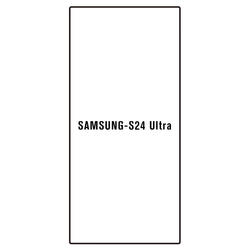 Sunshine Samsung S24 Ultra Predná Hydrogél ochranná fólia Strih: Kompatibilná s krytom, Typ fólie: Matná