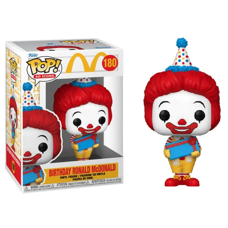 Funko Pop! 180 McDonalds Birthday Ronald McDonald