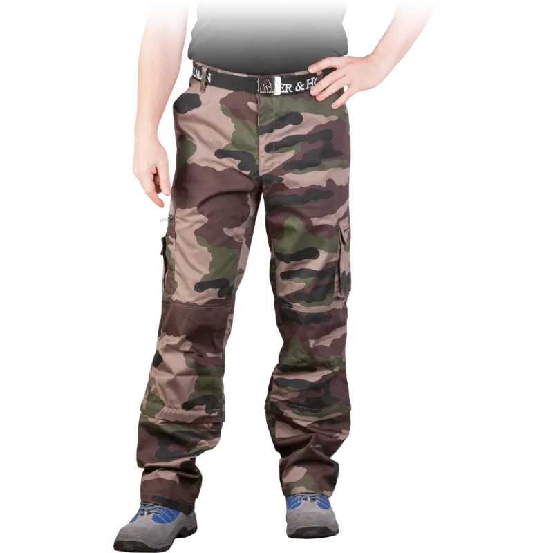 Leber&Hollman HUNSPO nohavice 2v1 Camo/Green 46-62