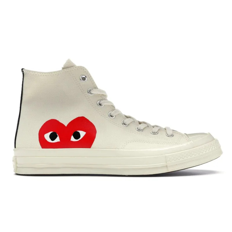 Converse Chuck Taylor All Star 70 Hi Comme des Garcons PLAY White - 41.5
