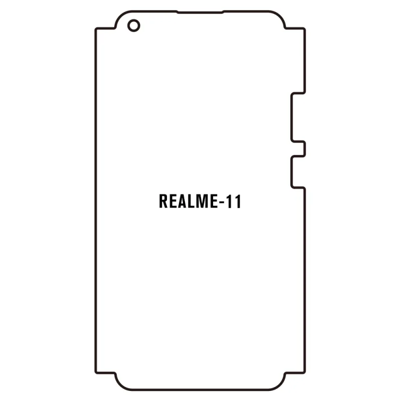 Sunshine Realme 11 Predná Hydrogél ochranná fólia Strih: Predná časť a rám, Typ fólie: Anti-Spy (Privacy)