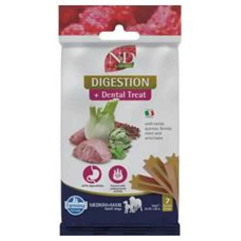 N&D QUINOA Dog Dental Snack Digestion Medium & Maxi 100g