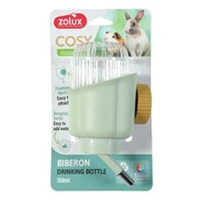 Napáječka hlodavec COSY květina Zolux 350ml zelená