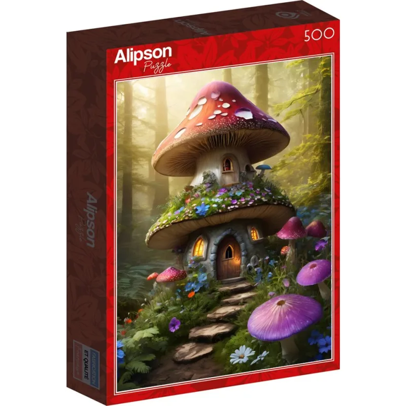 Puzzle Alipson 500 dielikov Hubová chalúpka v lese