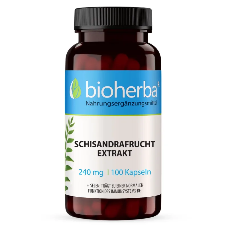 Bioherba Schizandra extrakt 240 mg - 100 kapsúl -