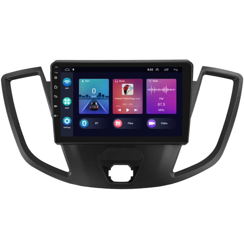 Podofo 2DIN autorádio PEV213 Android, Ford Transit VIII A3018/A7781