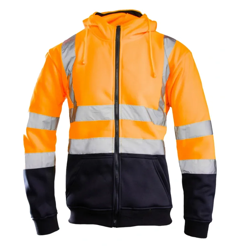 Polstar FLASH mikina Orange/Navy Blue