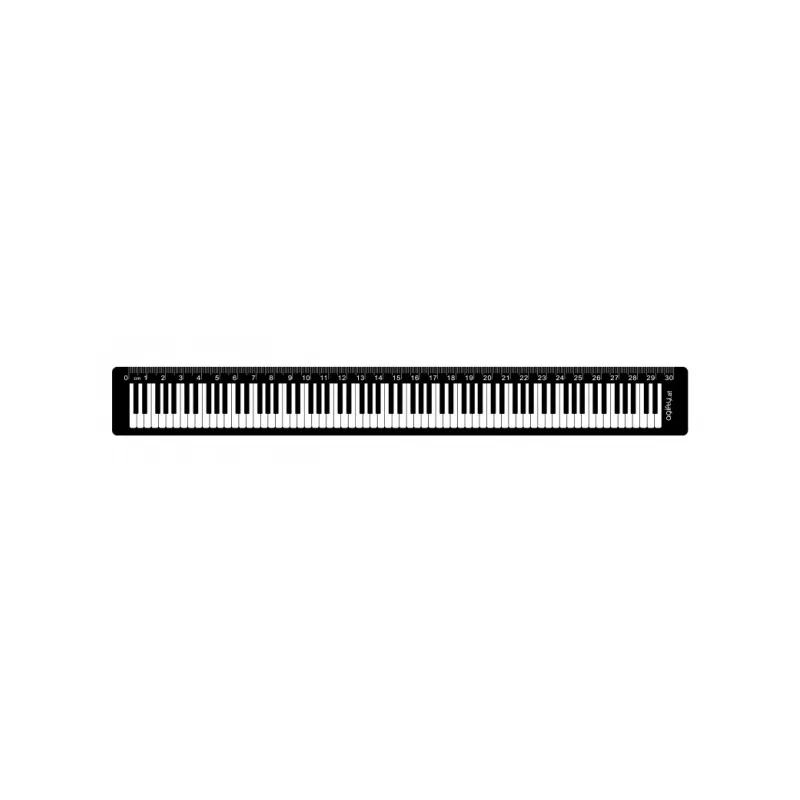 agifty Pravítko 30cm - klaviatura (červné)