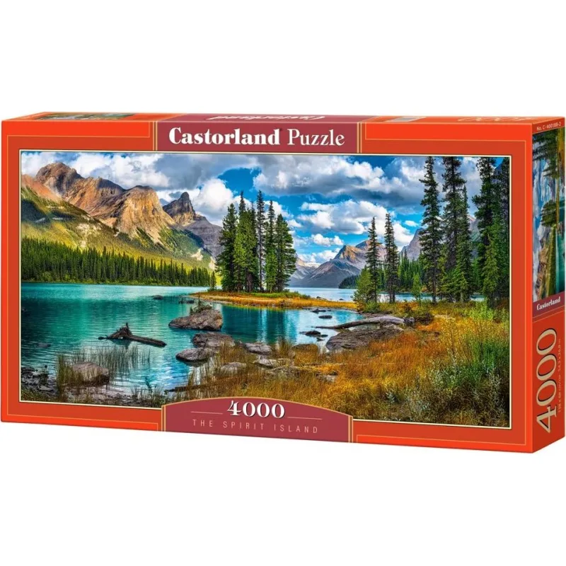 Castorland Puzzle Spirit Island na jazere Maligne Lake 4000 dielikov