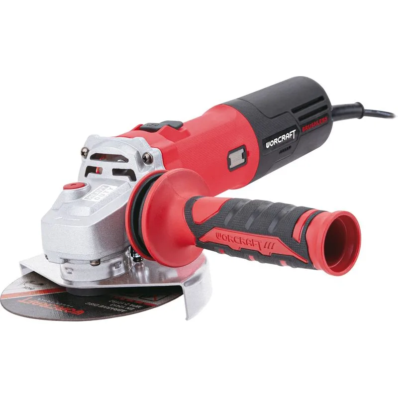 Brúska Worcraft AG15-125BS, uhlová, 1500W, 125 mm, M14, BRUSHLESS