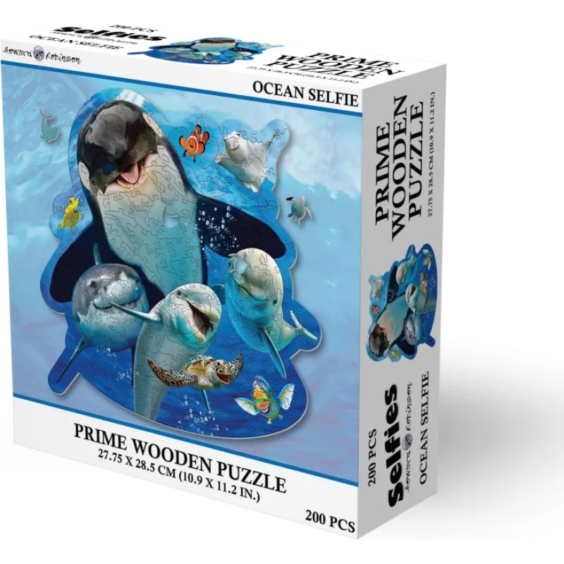 Drevené puzzle Prime3D 200 dielikov
