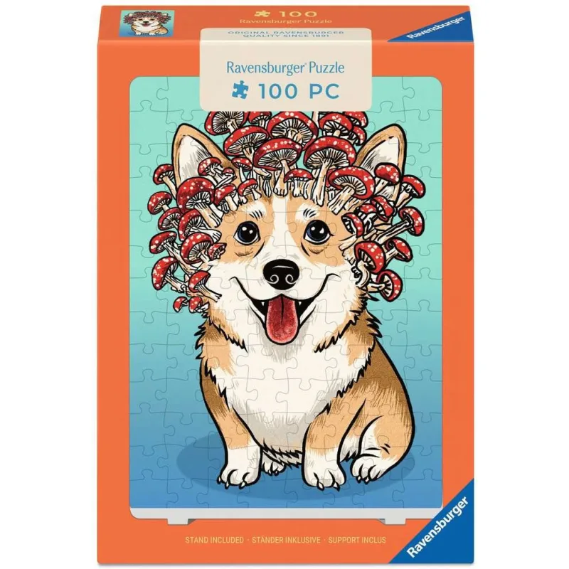 Mini puzzle so stojanom Ravensburger 100 dielikov