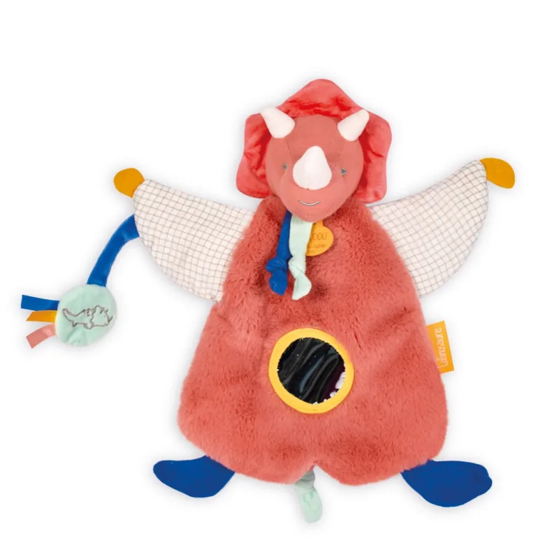 Doudou et Compagnie Paris Doudou Plyšová maňuška dinosaurus Lou 25 cm