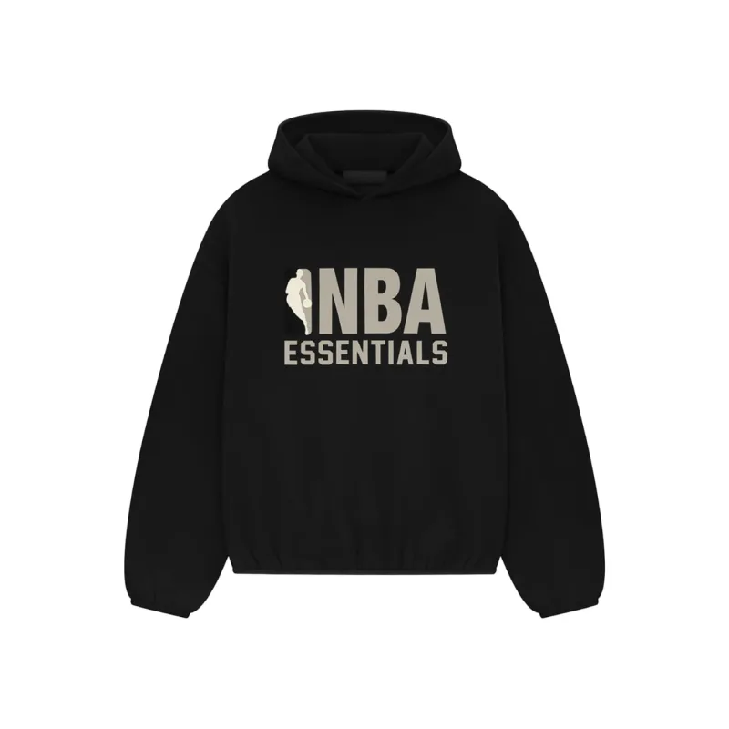 Fear of God Essentials NBA Hoodie Black - S