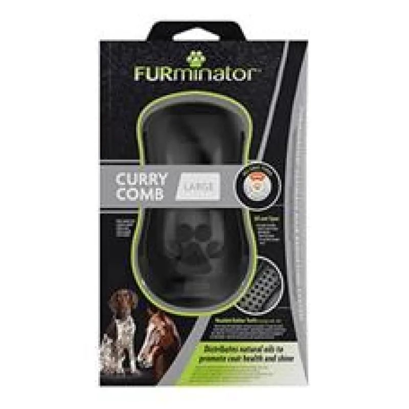 FURminator hřeben Curry Comb Large pro psy a koně 1ks/Large