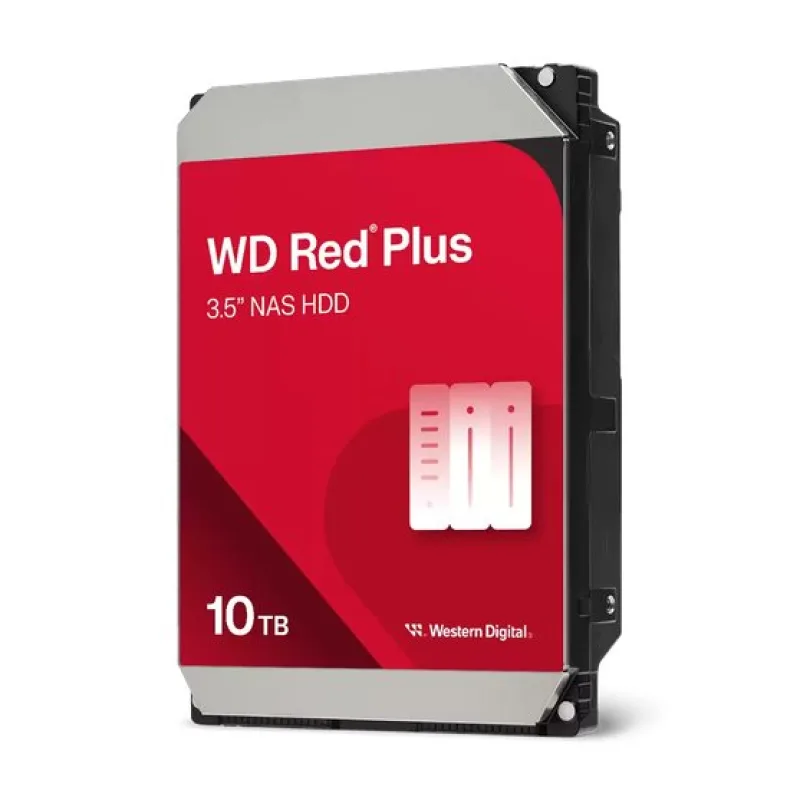 WD Red Plus NAS HDD 10TB SATA