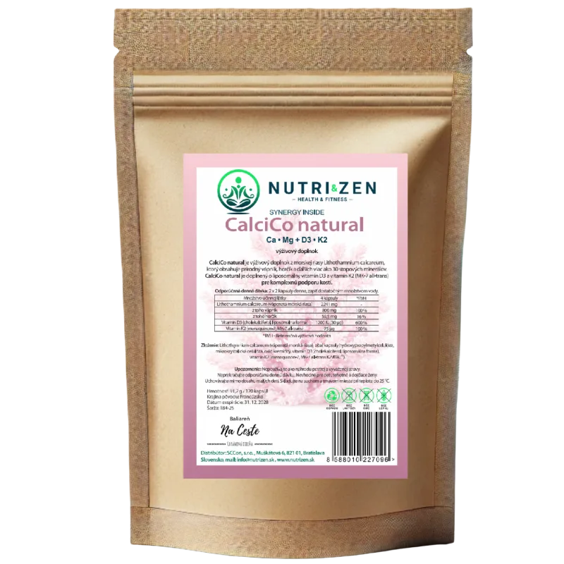 CalciCo natural, 120 kapsúl, Nutri&amp;Zen