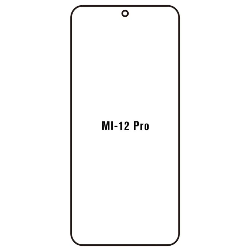 Sunshine Xiaomi 12 Pro 5G Predná Hydrogél ochranná fólia Strih: Kompatibilná s krytom, Typ fólie: Anti-Spy (Privacy)