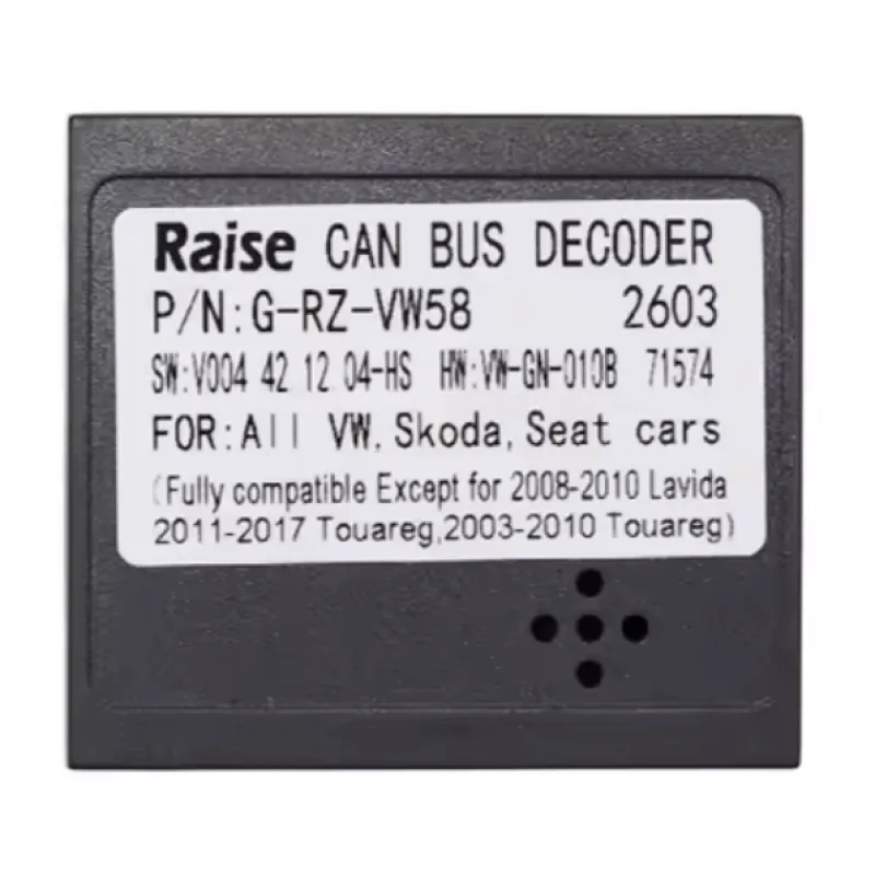 CANbus dekodér VW ŠKODA SEAT - Raise G-RZ-VW58 CHRG-RZ-VW58
